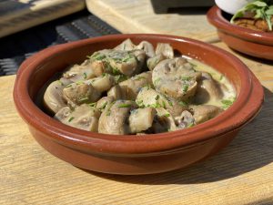 Champignons blauwschimmelkaas