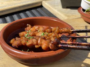 Japanse yakitori kip spiesjes 4 stk
